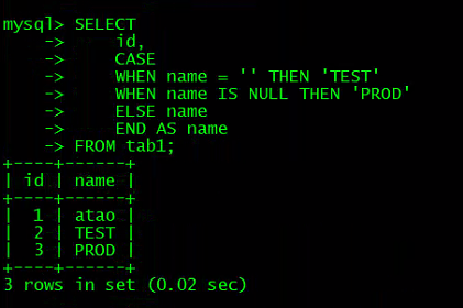 避坑 | MySQL中case when对于NULL值判断的小坑插图4