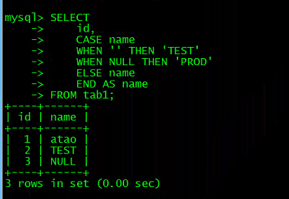 避坑 | MySQL中case when对于NULL值判断的小坑插图2