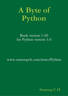 A Byte of Python3(中文版) PDF下载