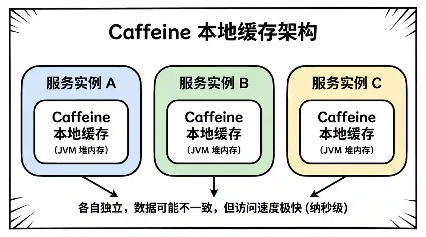 Redis 和 Caffeine 的区别是什么? Redis 和 Caffeine 的区别是什么?